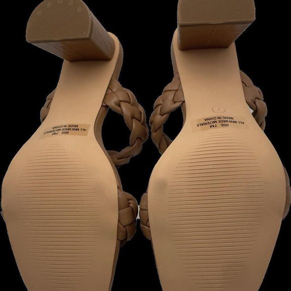 Dunes + CUSHIONAIRE Technology Women's Braided Heel Sandal +Memory Foam 7 - Picture 2 of 5